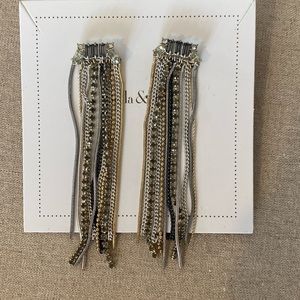 Stella&Dot Bowie fringe earrings.